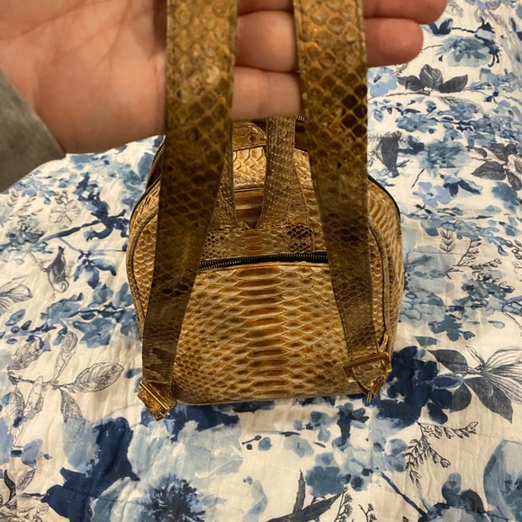 Real Phyton skin backpack by Geudo made on order - Picture 3 of 8